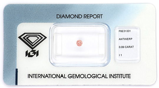 Foto 1 - Purple Rosa Diamant Natural Diamond Brownish Purple IGI, D6458