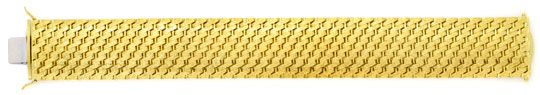 Foto 1 - Design-Gold-Armband Gravurmuster in massiv 14K Gelbgold, K2171