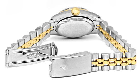 Foto 5 - Rolex Date Damen Uhr Stahl-Gold Oyster Perpetual Topuhr, U1286